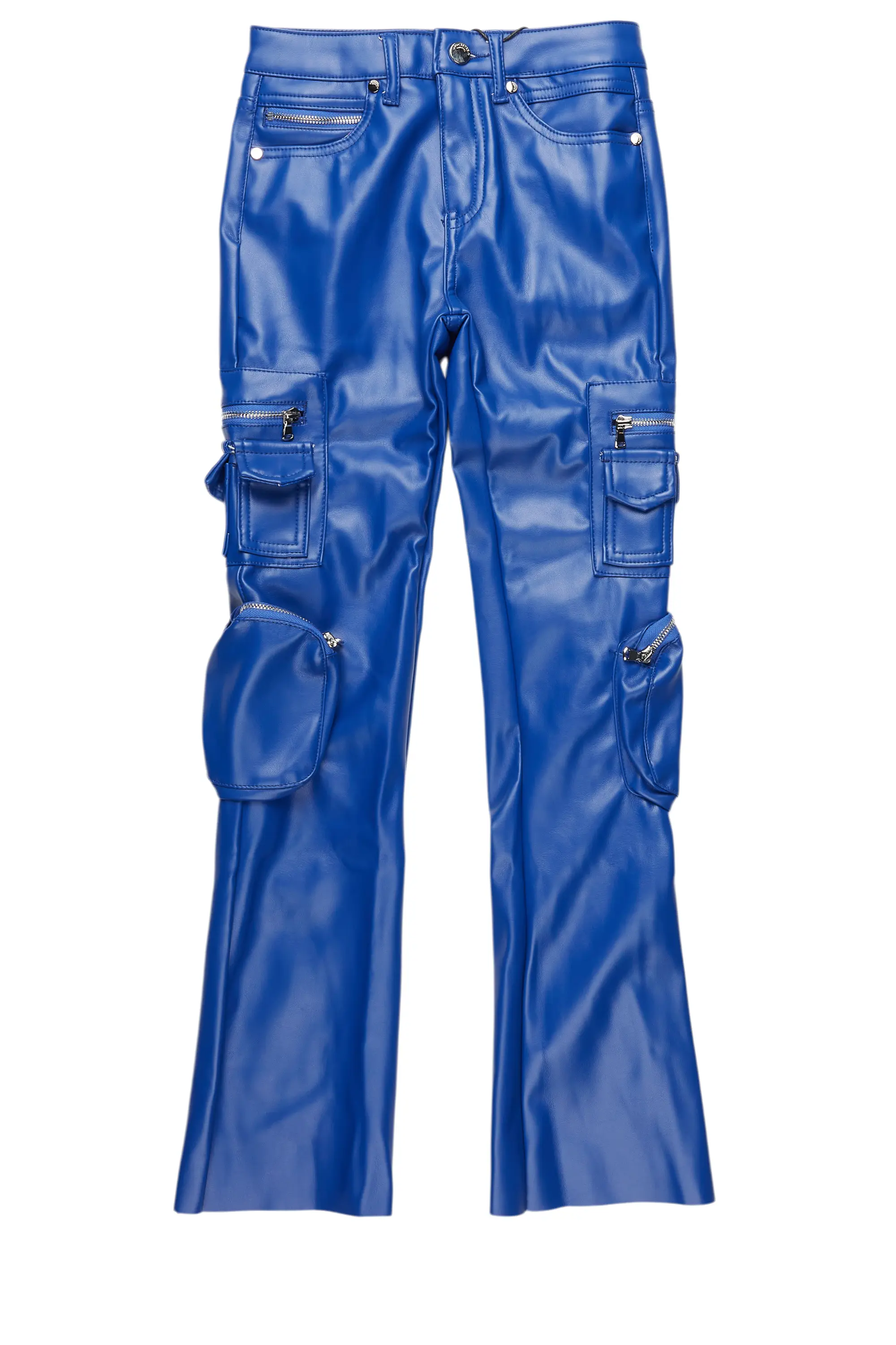 Boys Sutton Royal Blue  PU Leather Jean