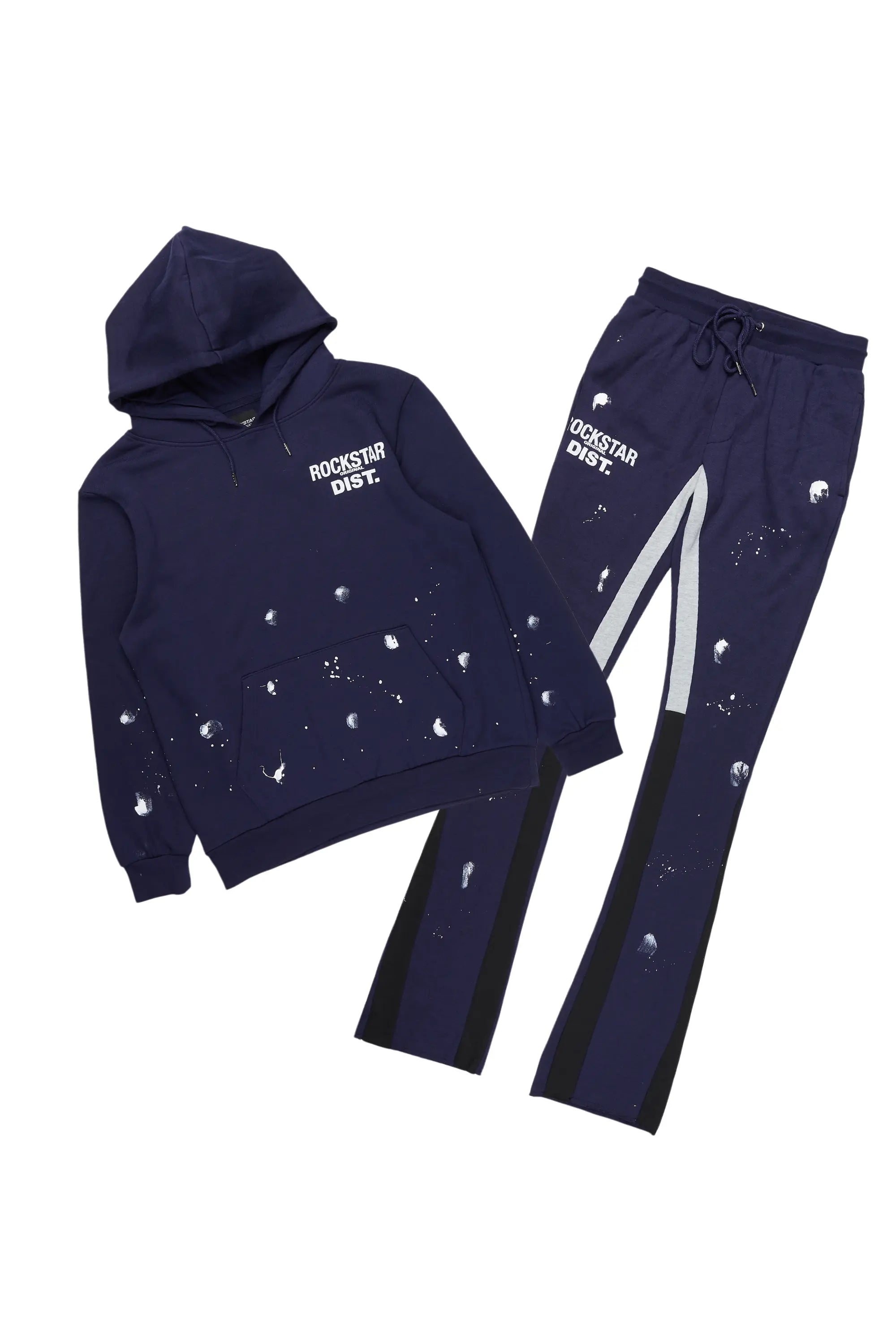 Raffer Navy Hoodie Flare Trackset