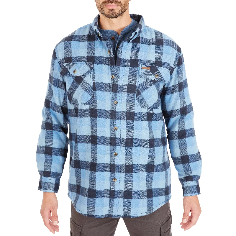 Trendy Styles Everyday Footwear SHERPA-LINED FLANNEL SHIRT JACKET