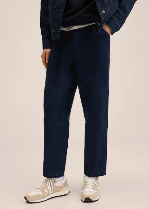 Straight Denim Pocket Trouser