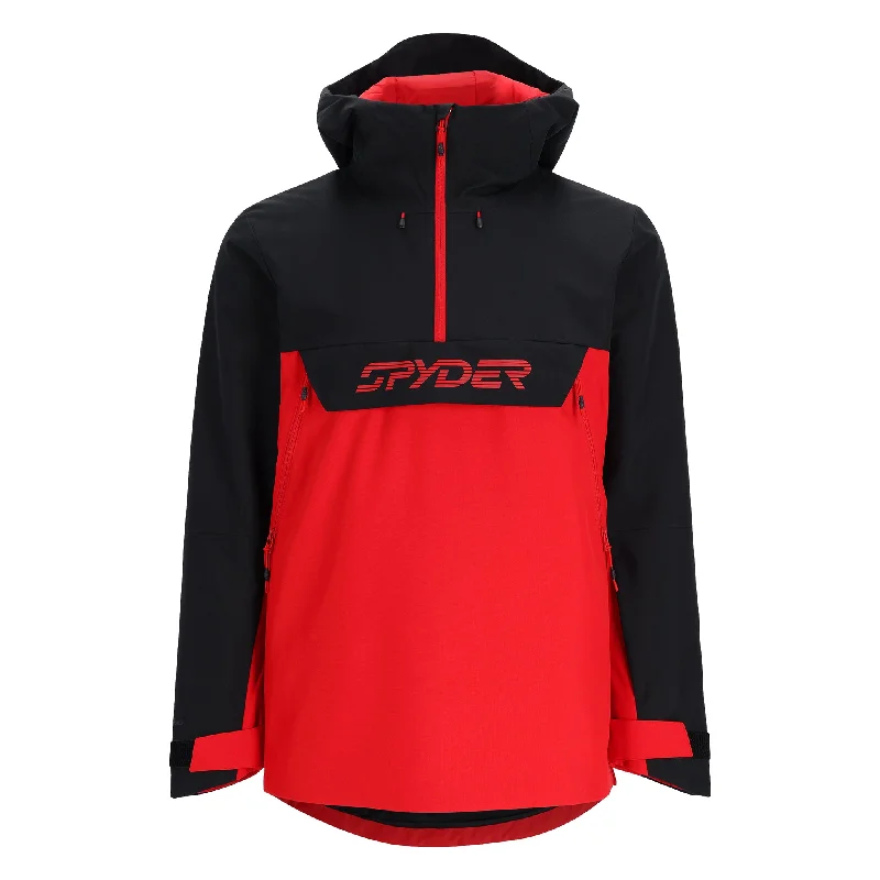 Comfy Styles Trendy Layers Mens All Out Anorak - Spyder Red