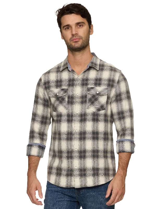 Easy Fit Classic Shorts ALMA VINTAGE WASHED FLANNEL SHIRT
