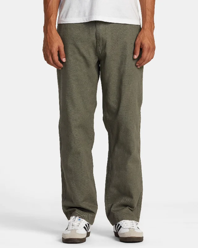 Cozy Looks Relaxed Footwear Americana Chinos - Olive