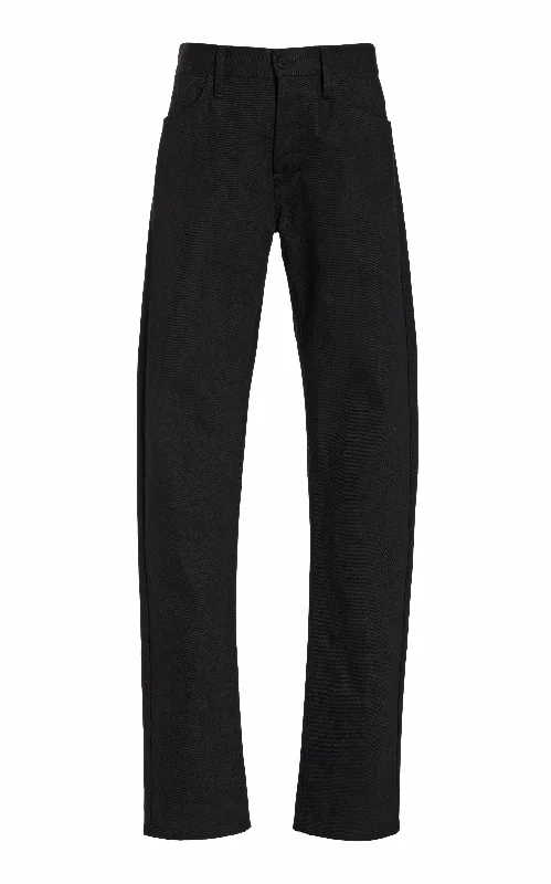 Anthony Five Pocket Pant in Black Organic Cotton Denim