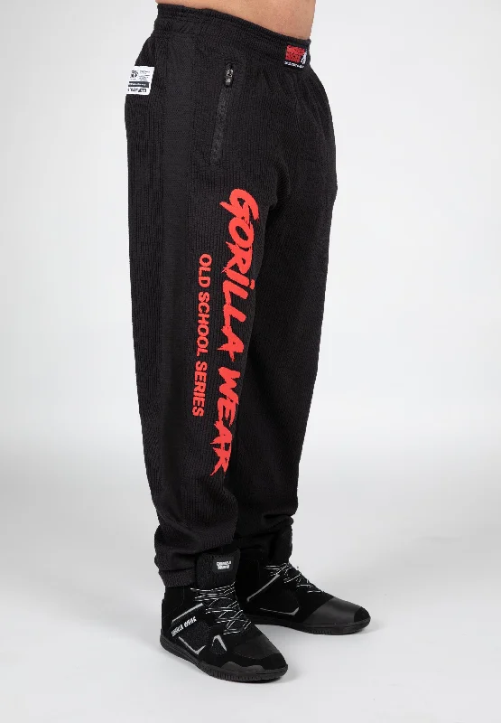 Classic Pieces Smart Jackets Augustine Old School Pants - Black/Red