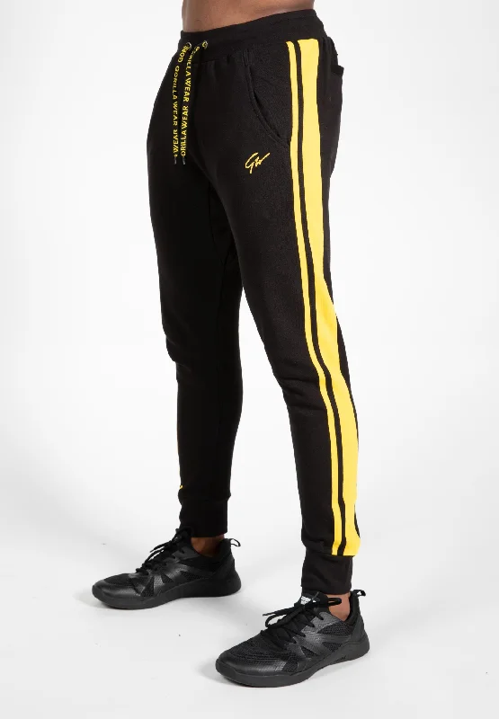 Relaxed Layers Trendy Sweatshirts Banks Sweatpants - Black/Yellow