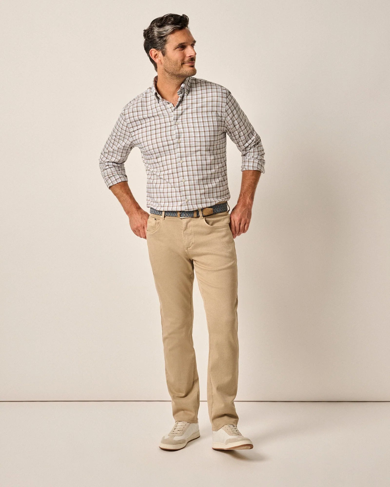 Effortless Comfort Comfy Shirts Johnnie O Carmel 5-Pocket Pant