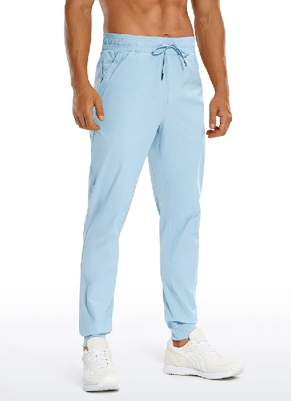 Functional Layers Summer Outfits Lightweight Joggers Zip Pockets 29''
