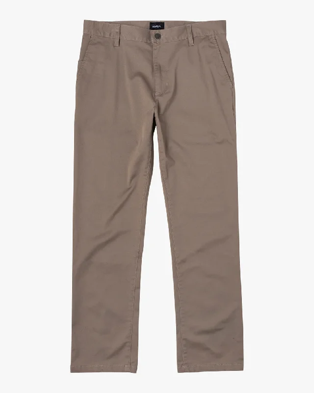 Everyday Apparel Cool Sweatshirts The Weekend Stretch Straight Fit Pants - Dark Khaki
