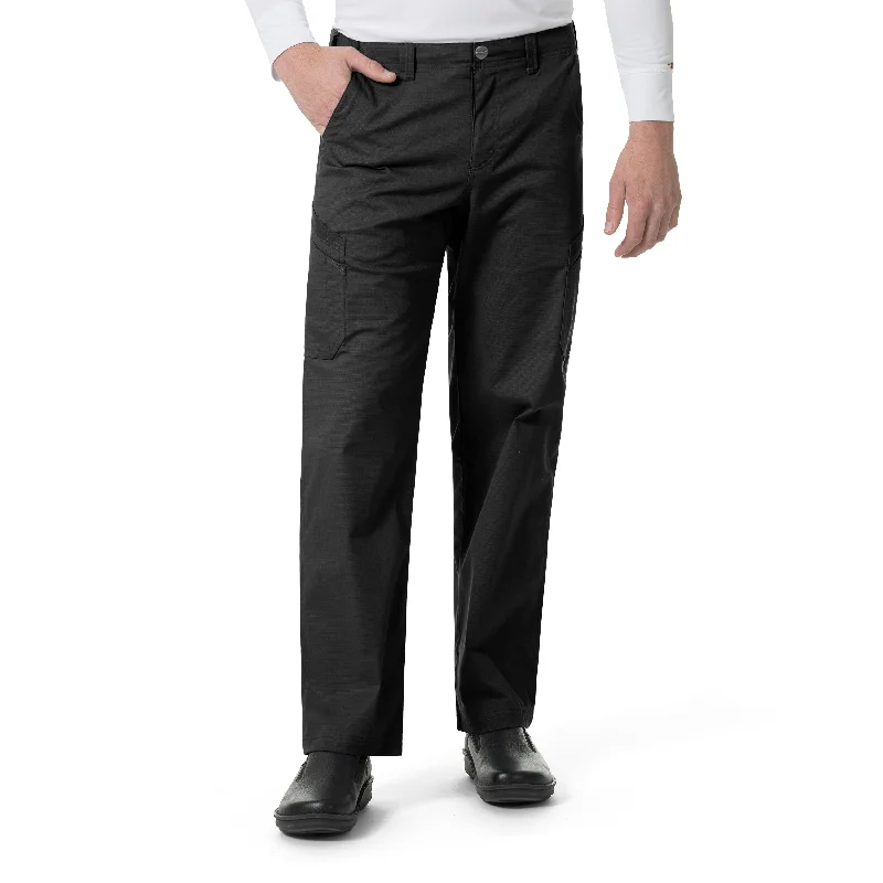 Smart Tops Carhartt Rugged Flex Ripstop Men’s Straight Leg Cargo Scrub Pant - Black