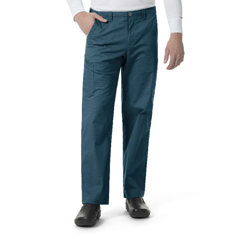 Cozy Pants Carhartt Rugged Flex Ripstop Men’s Straight Leg Cargo Scrub Pant - Caribbean Blue