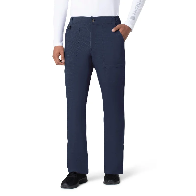 Warm Wear Carhartt Rugged Flex Ripstop Men's Straight Leg Scrub Pant - Navy