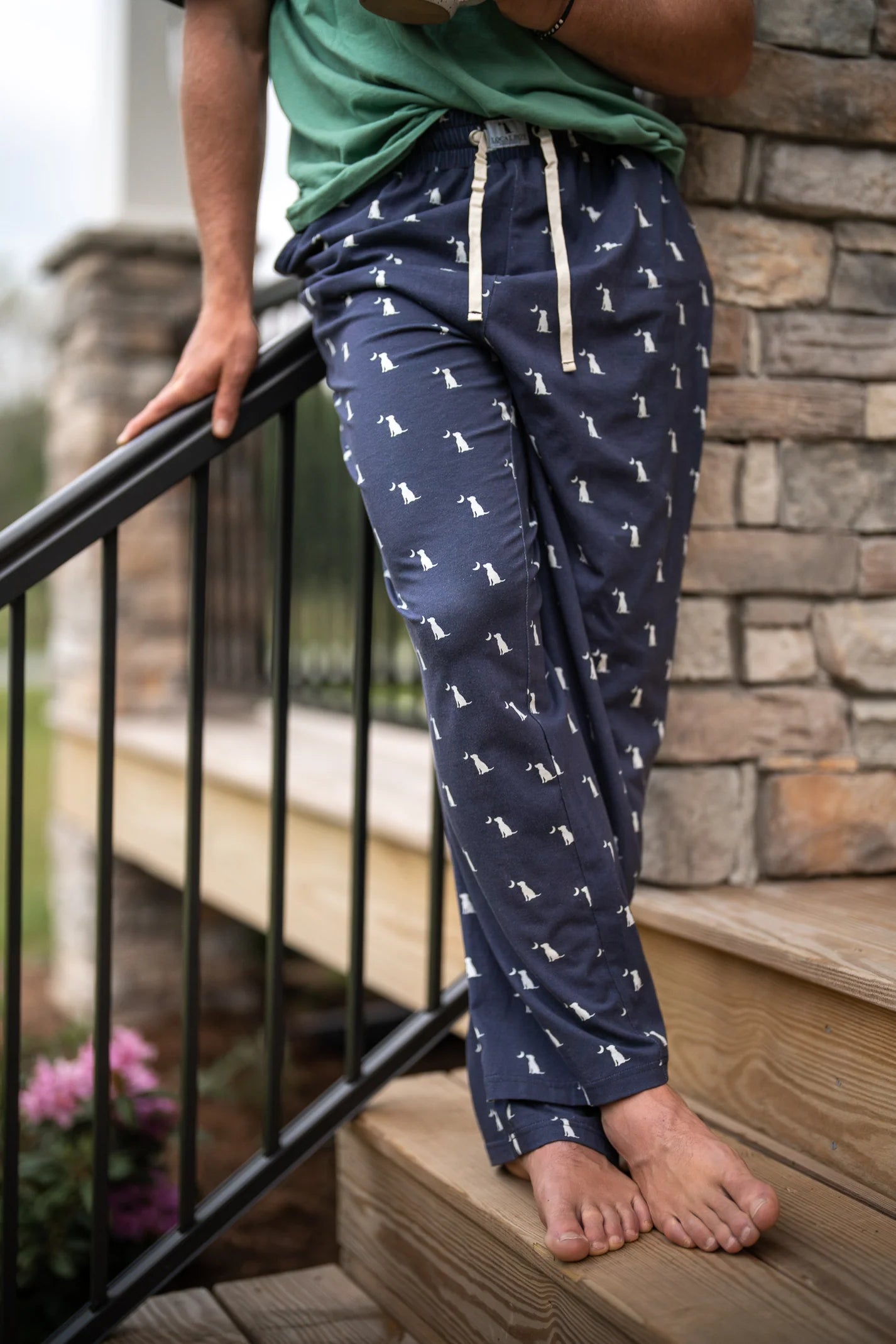 Classic Pieces Pajama Pants Navy Dog & Moon