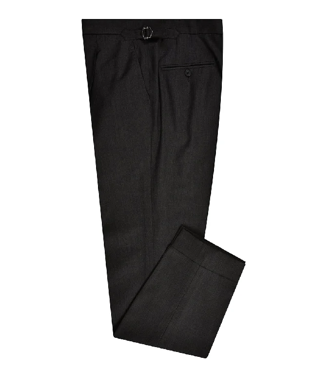 Sporty Trends Midnight Grey Wool Dress Pant