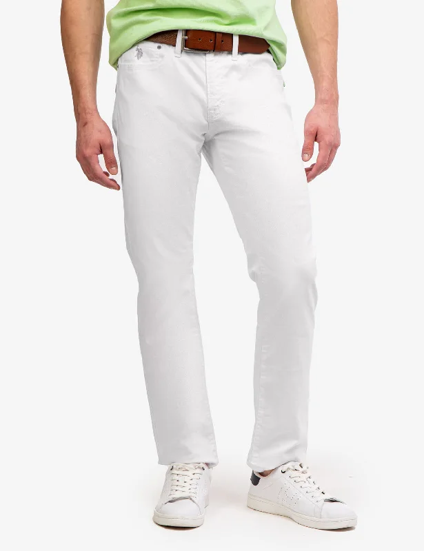Warm Wear SLIM STRAIGHT 5 POCKET STRETCH CHINO PANTS