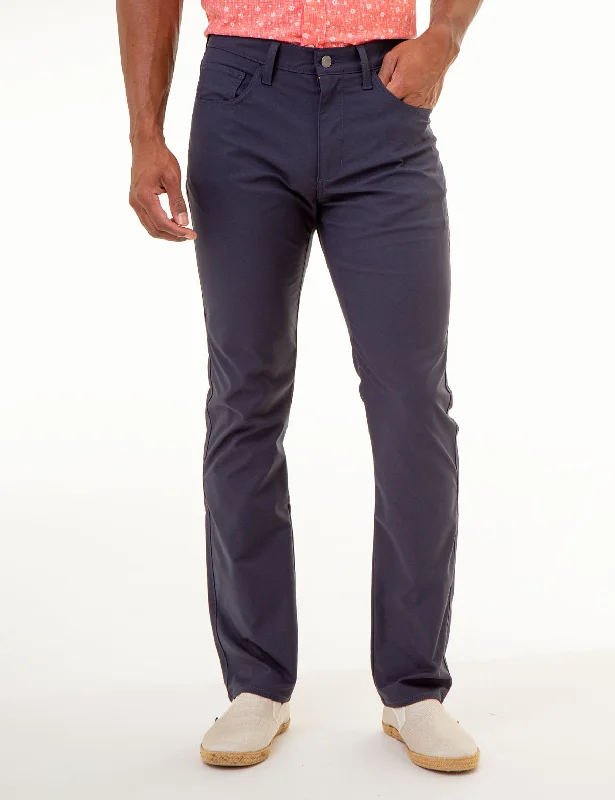 Cozy Looks SLIM STRAIGHT 5 POCKET STRETCH PANTS
