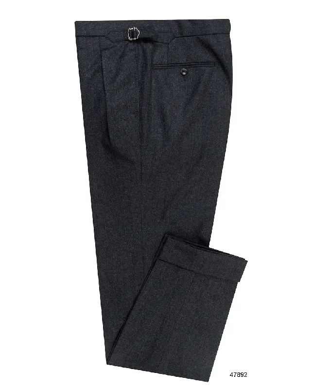 Relaxed Wearables Vitale Barberis Canonico - Flannels  Mid Grey  High Waisted Pant